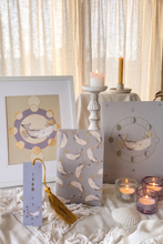 Cargar imagen en el visor de la galería, set de journaling de ballenas y los ciclos de la luna para escribir,hacer journaling y tener habitos para conectar con el interior