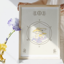 Cargar imagen en el visor de la galería, cuadro de amanitas con serpientes y mandalas
