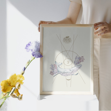 Cargar imagen en el visor de la galería, Print Canto Ballena Jorobada - Eclipse Total de Luna
