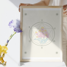 Cargar imagen en el visor de la galería, poster con hongos y elementos misticos ilustracion
